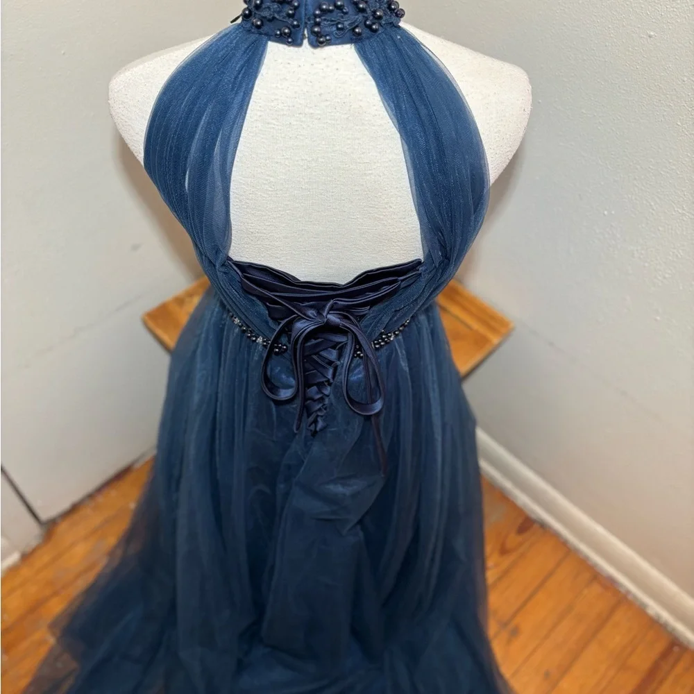 Gorgeous Jeweled Evening Gown Dress - Picture 15 of 16